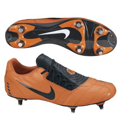 Nike Total 90 Shoot II Extra Soft Ground Football Boots - Orange Blaze/Black