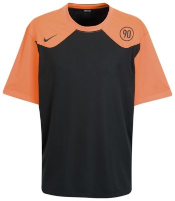 Nike T90 Training Top - Black/Orange/Black