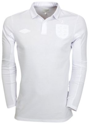 England Tonal Jersey - Long Sleeve - White
