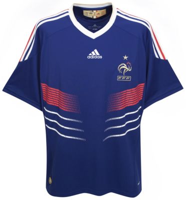 Replica France Home Shirt 2009 - 2010 - "Benzema 9" printed