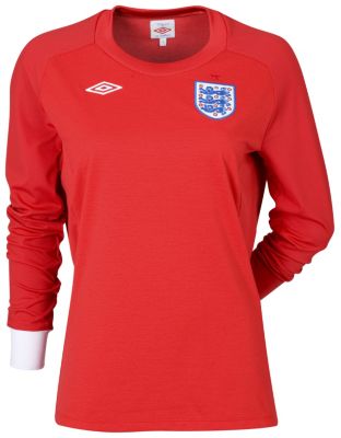 England Away Shirt 2010/12 - Long Sleeved - Womens