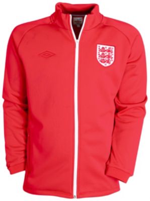 England Special Edition Track Jacket 2010/11 - Vermillion/Ruby Red/White