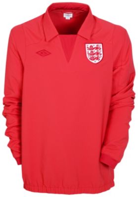 England Special Edition Drill Top 2010/11 - Vermillion/Ruby Red/White