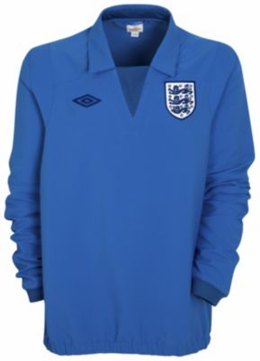 England Special Edition Drill Top 2010/11 - Victoria Blue/True Blue/White