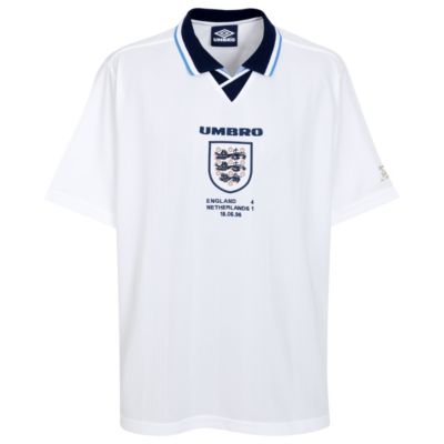 England Retro 1996 Euro Championship Home Shirt