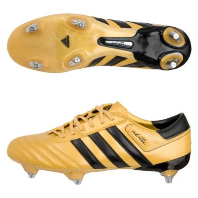 adidas adiPureIII XTRX Soft Ground Football Boots - Gold Metallic/Black