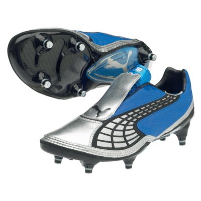 Puma V1.10 SG Football Boots - Royal/Silver/Black