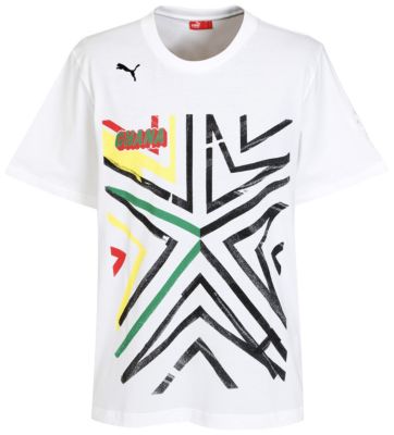 Puma African Nations Ghana Graphic Junior Tee - Star White