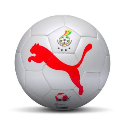 Puma African Nations Ghana Fan Ball - Gray Violet - Black - Star White - Size 5