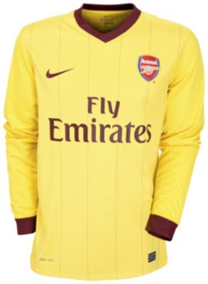 Arsenal Away Shirt 2010/11 - Long Sleeved