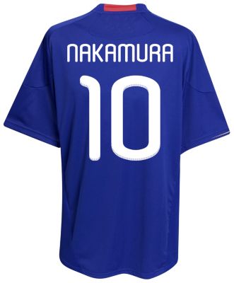 Japan home shirt 2009 - 2010 "Nakamura 10" printed