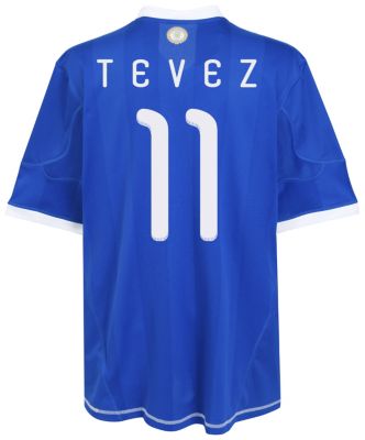 Replica Argentina Away Shirt 2010 - 2011 - "Tevez 11" printed