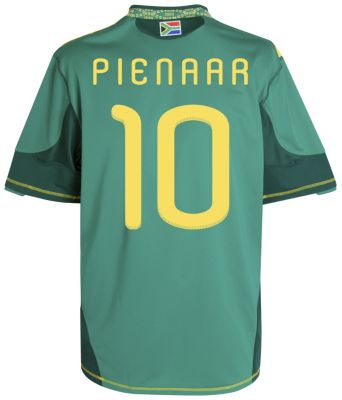 Replica South Africa World Cup away shirt 2010 - 2011 - "Pienaar 10" printed
