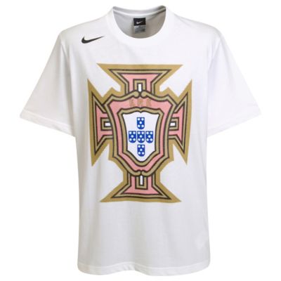 Portugal Federation T-Shirt - White/Black