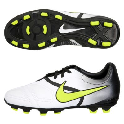 Nike CTR360 Libretto Firm Ground Football Boots - White/Cyber-Black - Kids