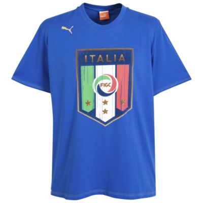 Puma Italy Badge Tee - Team Power Blue