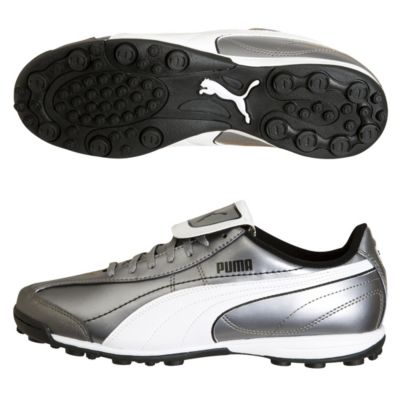 Puma Esito XL Astro Turf Trainers - Silver/White/Black