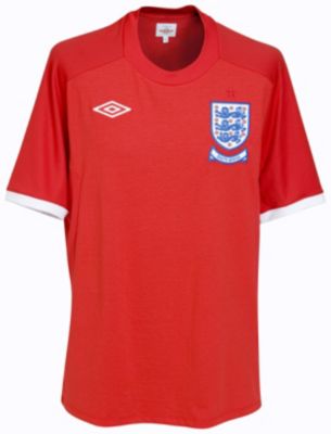 England Away Shirt 2010/12 Including Limited Edition South Africa Insignia - Kids