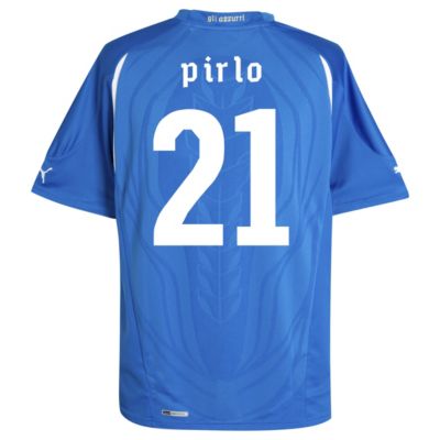 Replica Italy home shirt 2010 - 2011 - "Pirlo 21" printed