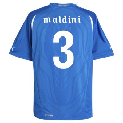 Replica Italy home shirt 2010 - 2011 - "Maldini 3" printed