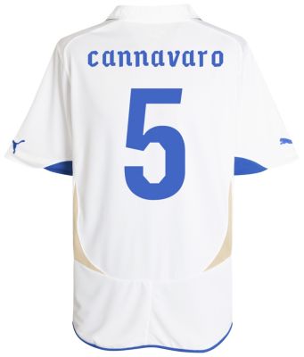 Replica Italy away shirt 2010 - 2011 - "Cannavaro 5" printed