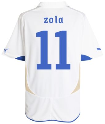 Replica Italy away shirt 2010 - 2011 - "Zola 11" printed