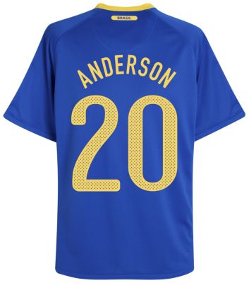 Replica Brazil away shirt 2010 - 2012 - "Anderson 20" printed