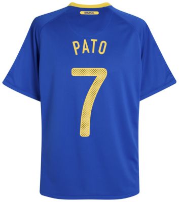 Replica Brazil away shirt 2010 - 2012 - "Pato 7" printed
