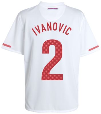 Replica Serbia away shirt 2010 - 2012 - "Ivanovic 2" printed