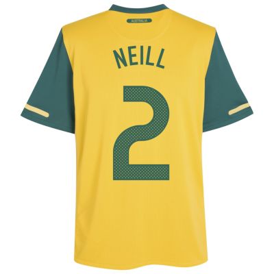 Replica Australia home shirt 2010 - 2012 - Neill 2" printed