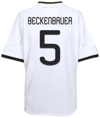 Replica Germany home shirt 2009 - 2010 - with "Beckenbauer 5" printed