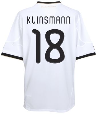 Replica Germany home shirt 2009 - 2010 - with "Klinsmann 18" printed