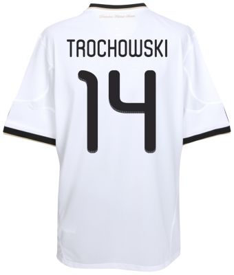 Replica Germany home shirt 2009 - 2010 - with "Trochowski 14" printed