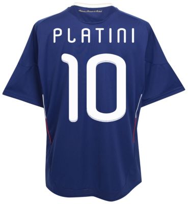 Replica France Home Shirt 2009 - 2010 - "Platini 10" printed