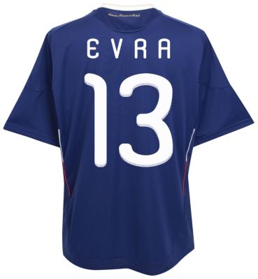 Replica France Home Shirt 2009 - 2010 - "Evra 13" printed