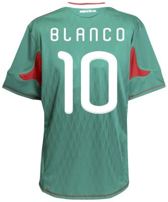 Replica Mexico home shirt 2009 - 2010 - "Bianco 10" printed
