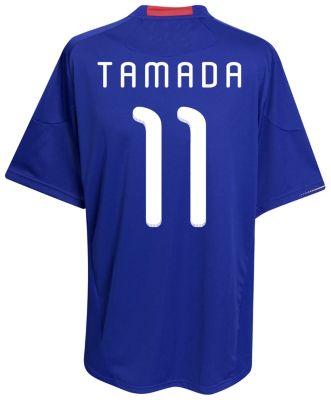 Japan home shirt 2009 - 2010 with "Tamada 11" printed