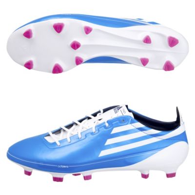 adidas F50 adizero TRX Firm Ground Football Boots - Cyan/White/Radiant Pink