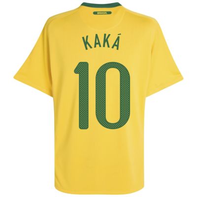 Brazil Home Shirt 2010/12 with Kaka 10 printing