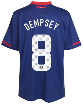 Replica USA Away Shirt 2010 - 2012 - "Dempsey 8" printed