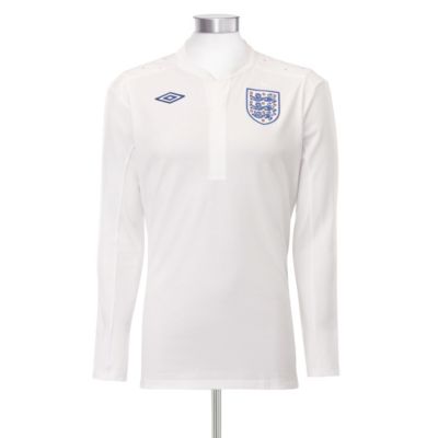 England Home Shirt 2010 - Long Sleeved