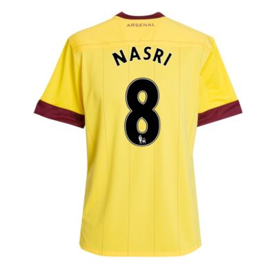 Arsenal Away Shirt 2010/11 with Nasri 8 Printing - Kids