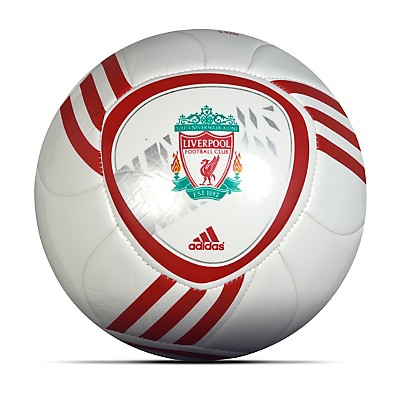 adidas Liverpool F50 X-ite Football - White/Light Scarlet 