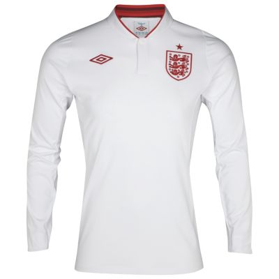 England Home Shirt 2012/13 - Long Sleeve