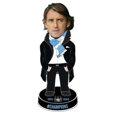 Manchester City #Champions 11/12 Mancini Bobble Head