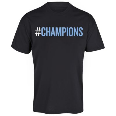 Manchester City Winners Tour T-Shirt - Black