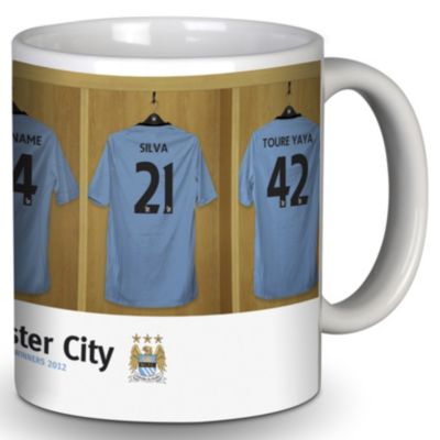 Manchester City Personalised Dressing Room Mug