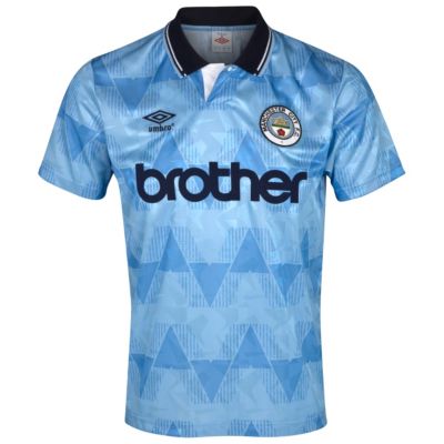 Manchester City 1989 Home Shirt - Placid Blue/Regatta/Ny/Wh