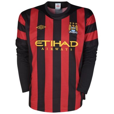 Manchester City Away Shirt 2011/12 - Long Sleeved