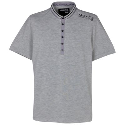 Manchester City Feel It Polo Top - Athletic Grey Marl